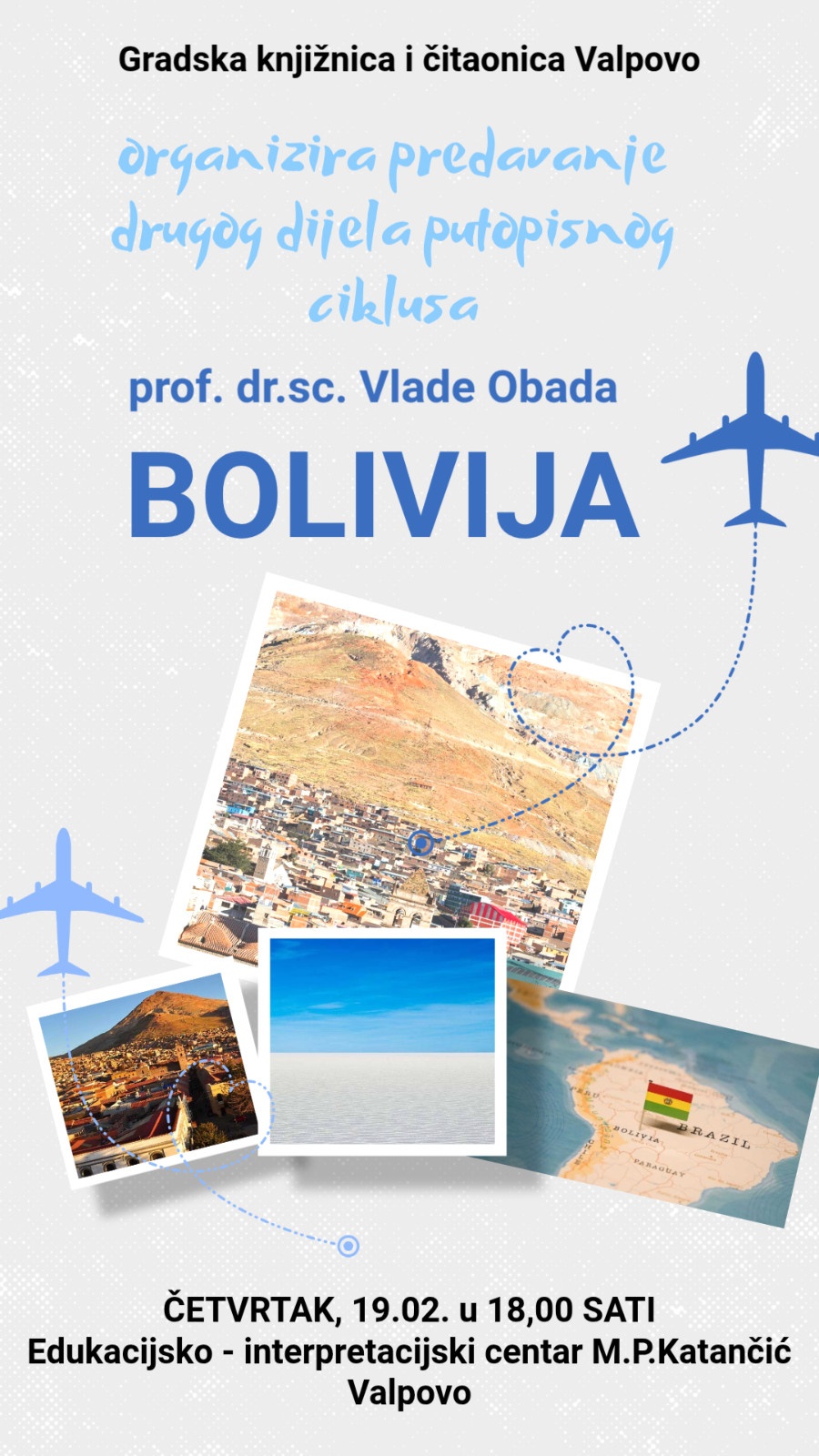 Putopisno predavanje Vlade Obada – Bolivija